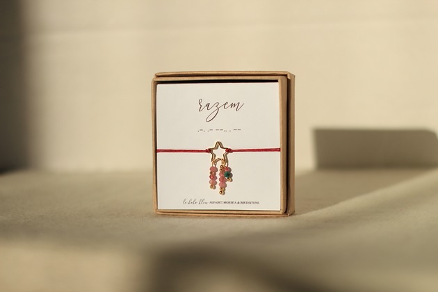 RAZEM - Alfabet Morse'a - Kamienie urodzeniowe Birthstones