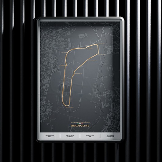 Plakat Tory wyścigowe - Monza