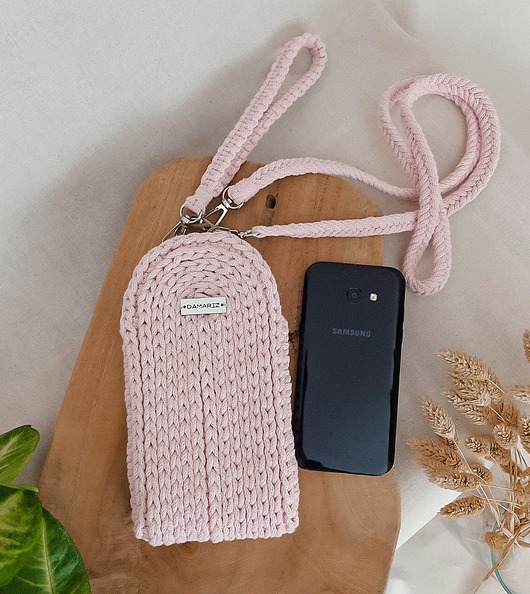 Torebka - case na telefon Phases, jasny róż