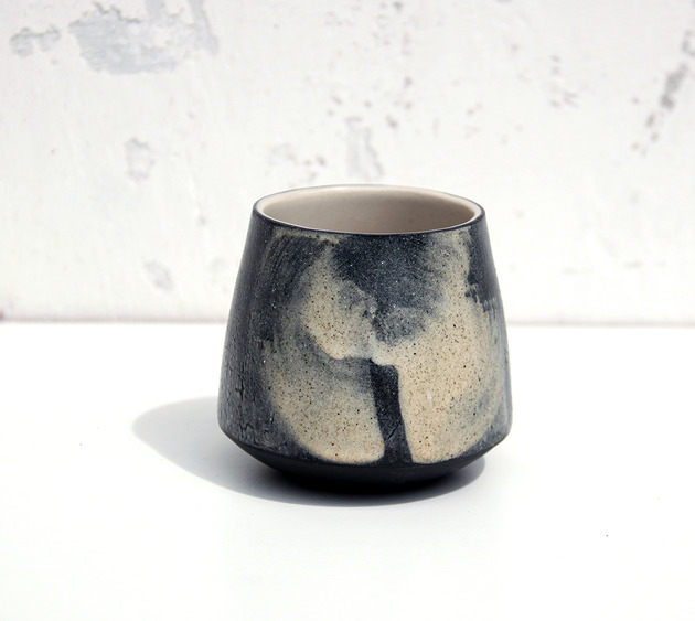 Czarka FERN 1szt [szkliwo z paproci+kamionka]