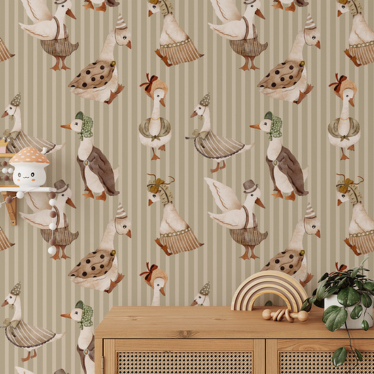 Tapeta Gąski vintage