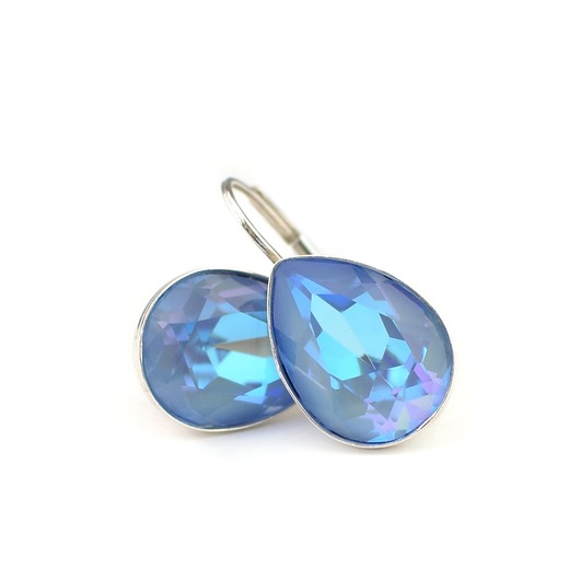 Kolczyki-Kryształy Swarovski- Krople lata