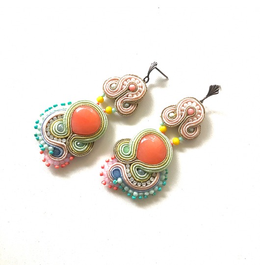 Sutaszowe kolczyki HAMMAMET