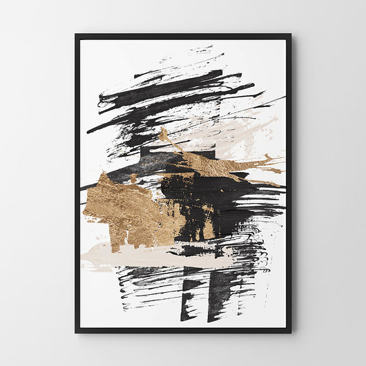 Plakat Black and gold - różne formaty