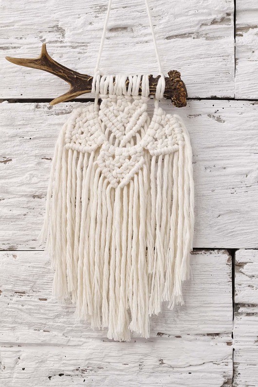 Makrama mała poroże jelenia Boho