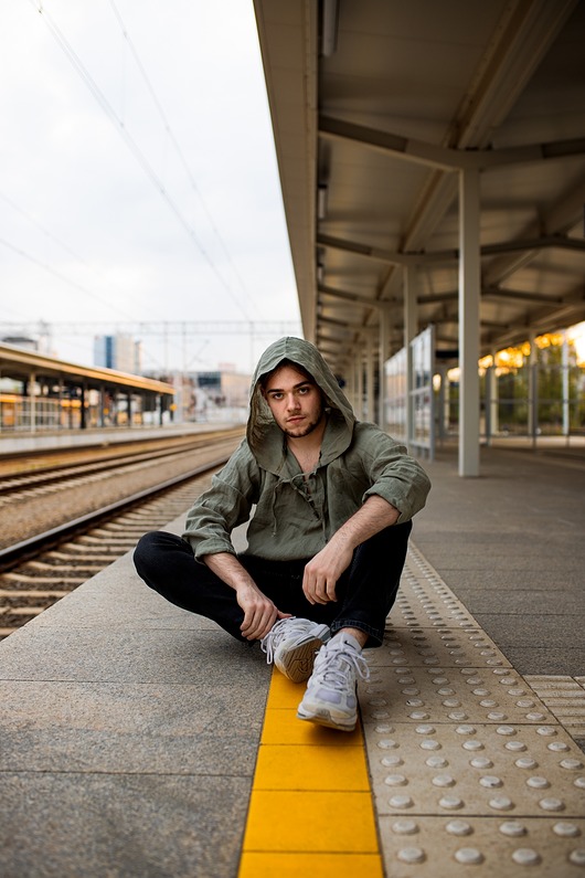 Tunika koszula lniana zmiękczana Polski Len