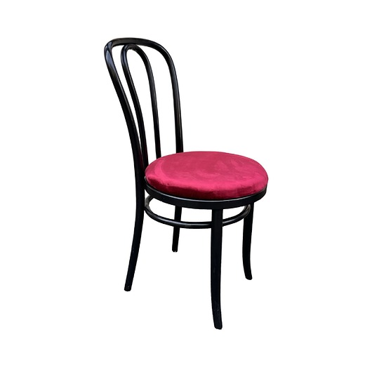 Krzesło gięte, tapicerowane AG- 18 Fabryka Mebli Radomsko TON lata 70.