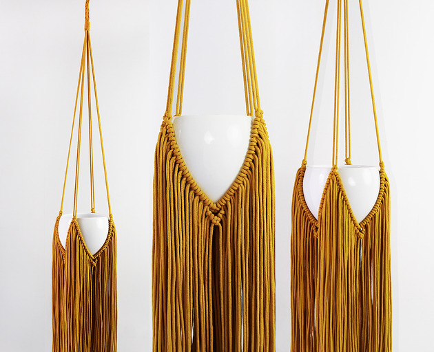 Kwietnik makrama 'BONA'