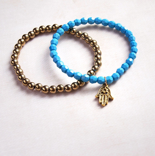 HAMSA - talizman :: komplet bransoletek