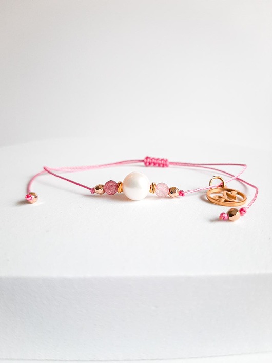 Bransoletka Zodiakalna Koziorożec Big Pearl z Zawieszką