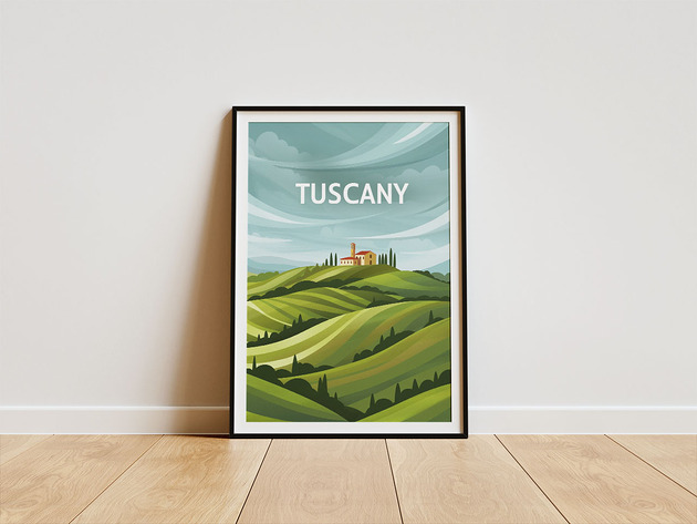 Plakat - Toskania