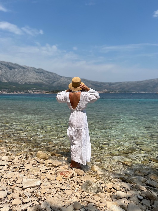 Lniana sukienka Lumbarda