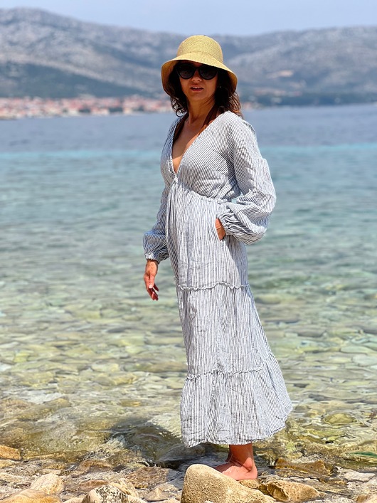 Lniana sukienka Lumbarda