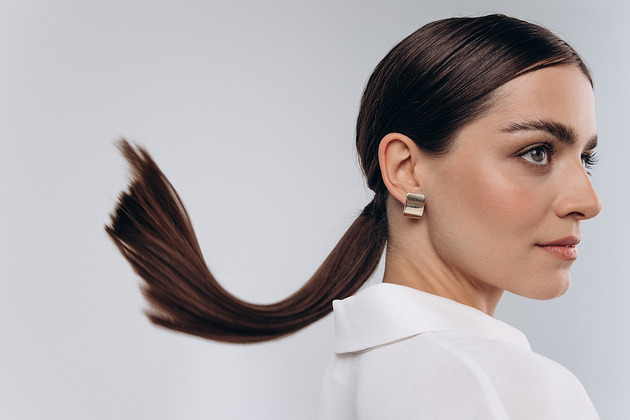 Kolczyki Retro No. 1 Pozłacane srebro