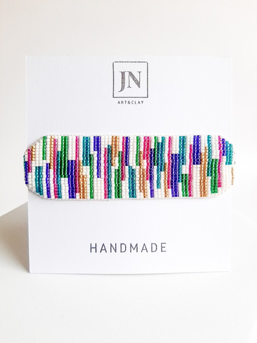 Bransoletka tkana z koralików Miyuki