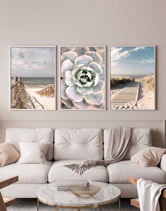 ZESTAW PLAKATÓW - Tryptyk, natura, pejzaż