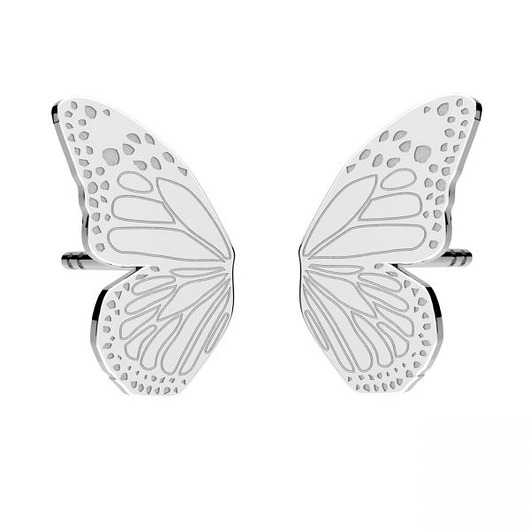 Kolczyki SKRZYDŁA MOTYLA - srebro,złoto,różowe złoto