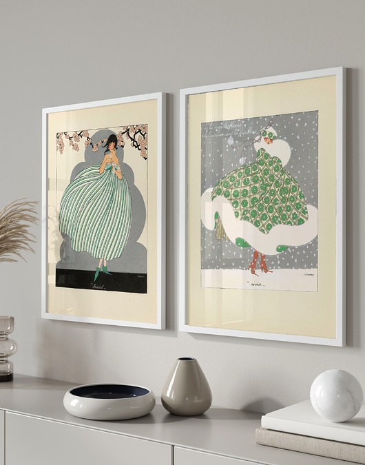 Zestaw plakatów - lato zima