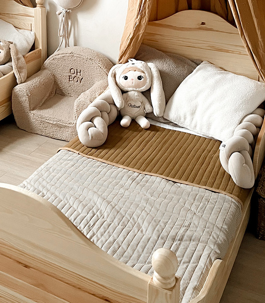 Vintage stripes beige - narzuta