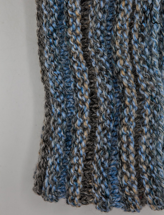 Komin Otulacz na szyję Niebieskie Wałeczki