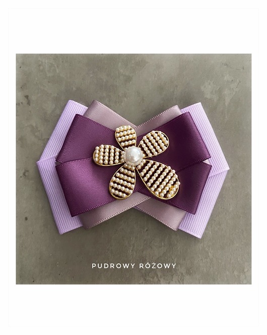 Brosza z Perłowym Kwiatem z drobniutkimi perełkami NEW