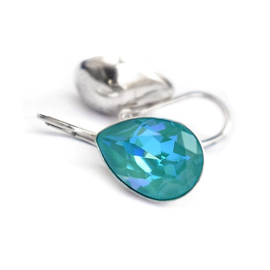 Kolczyki-Kryształy Swarovski-Krople lata-Laguna DeLite