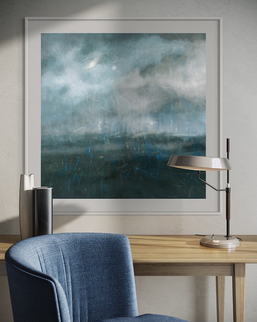 Pejzaż 90x90 cm