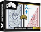 Legacy 4 Colors Jumbo Index, karty do gry, czerwone, niebieskie