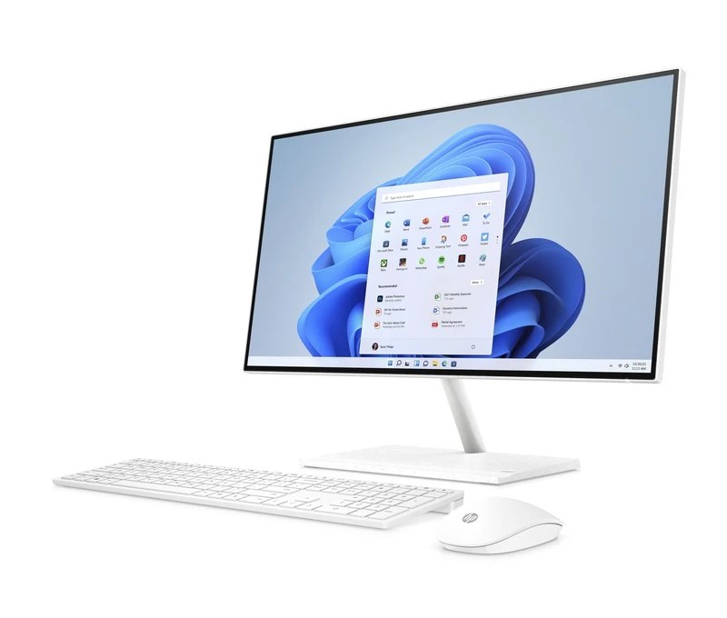 All in One HP 24-ck0000nf / 6M3X2EA / Intel Core i5-12 / 16GB / SSD 1TB / Intel UHD / FullHD / Win 11 Pro / Biały 6M3X2EA