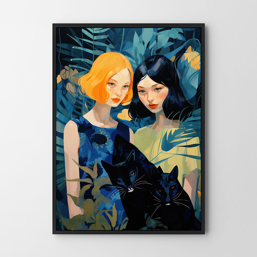 Girls Dziewczyny - plakat/ilustracja