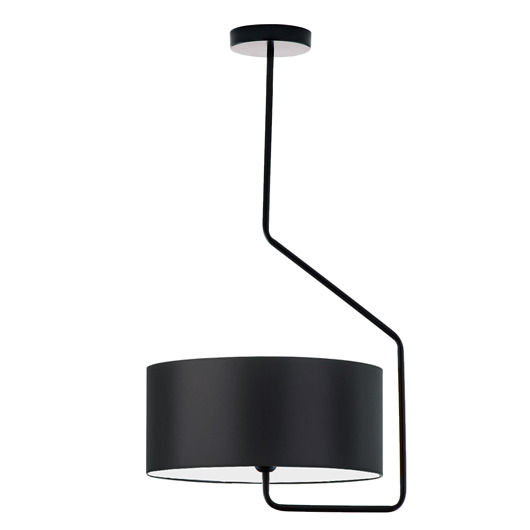 Czarna lampa sufitowa nad stół do jadalni LAVRIO