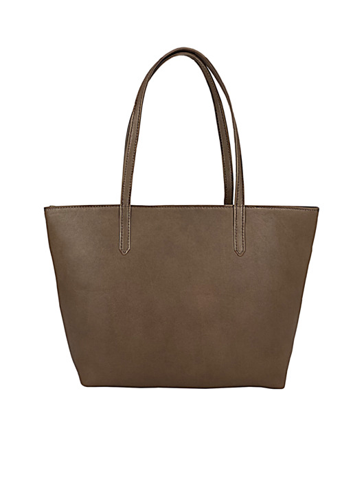 Torba shopperka taupe damska