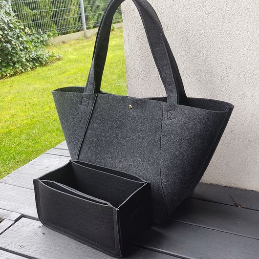 Shopper bag - filcowa torba na ramię