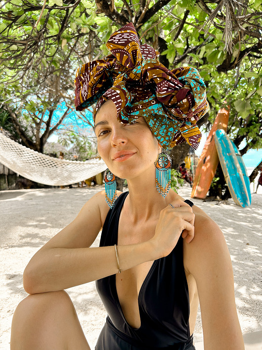Chusta na turban Coral Cave