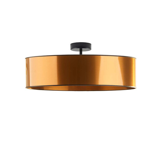 Miedziana lampa wisząca do salonu WENECJA MIRROR fi - 60 cm
