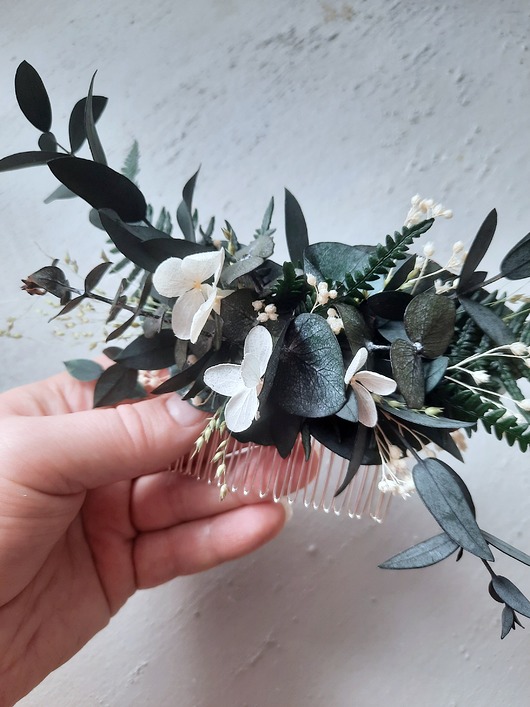 Grzebyk do włosów z eukaliptusa