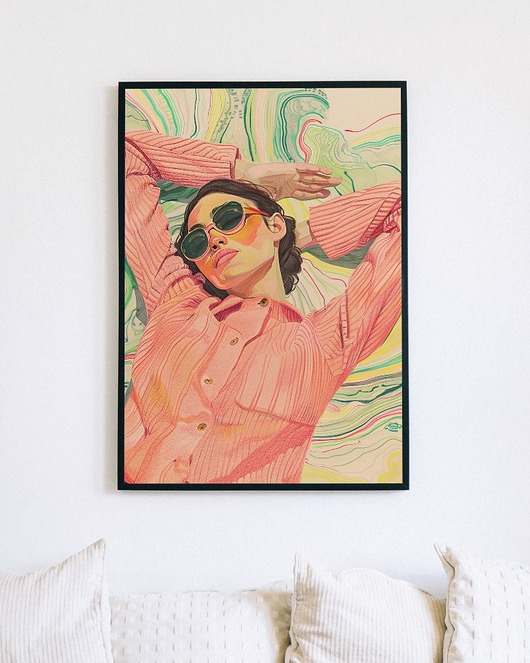 Plakat - Zrelaksowana