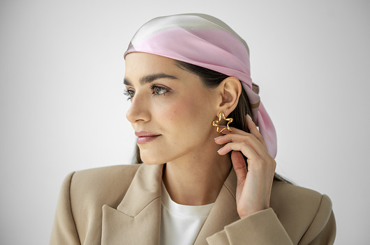 Kolczyki pozłacane Gwiazdy No. 1