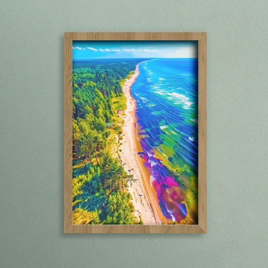 Plakat - Plaża na Helu