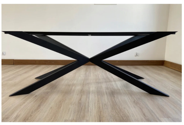 Stelaż do stołu pająk Portoryko, konstrukcja metalowa stabilna