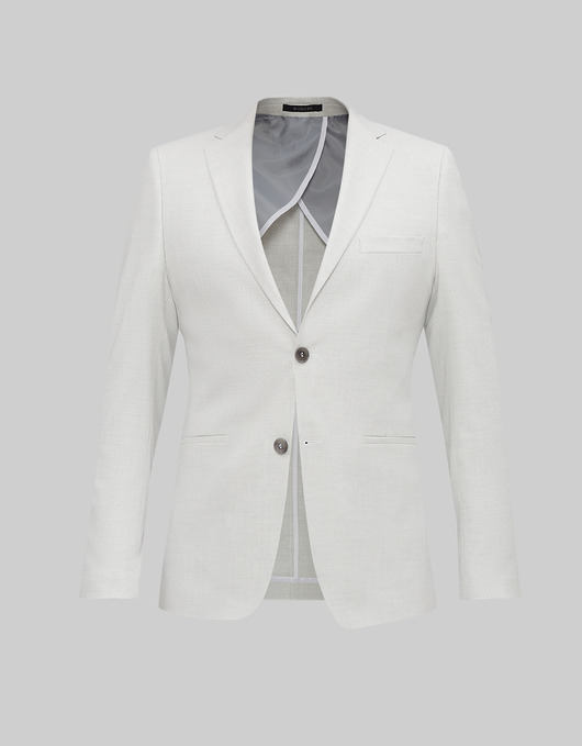 Marynarka do zestawu erve szary slim fit