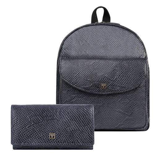 Portfel damski skórzany t-09-bl plecaczek damski miejski czarny t-18-pbl zest