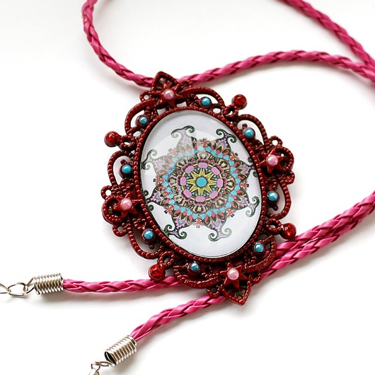 Mandala broszko-wisior