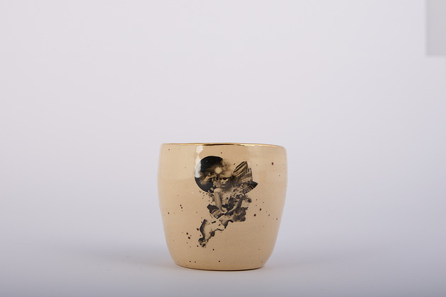 Beżowy kubek 200 ml