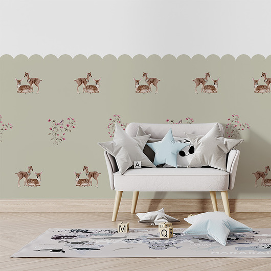 Naklejka Lamperia-jelonki-green