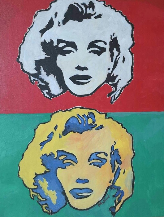 Obraz do salonu portret Marilyn Monroe