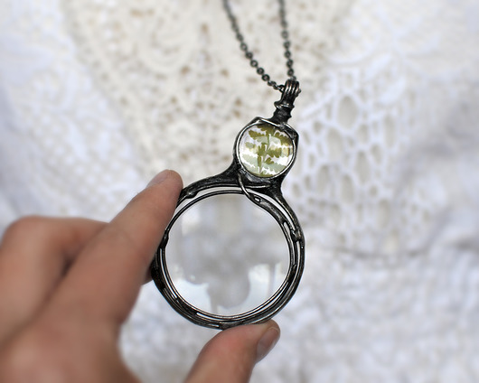 Roślinna lupa - paproć