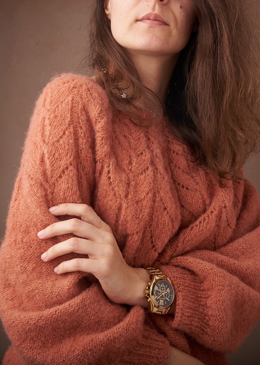Sweter SUESE alpaka i jedwab