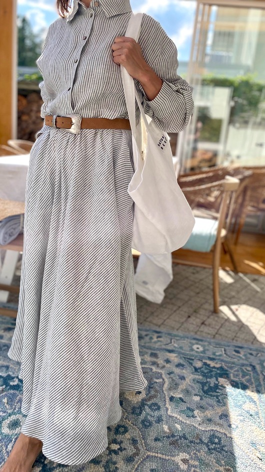 Lniana sukienka Ostuni