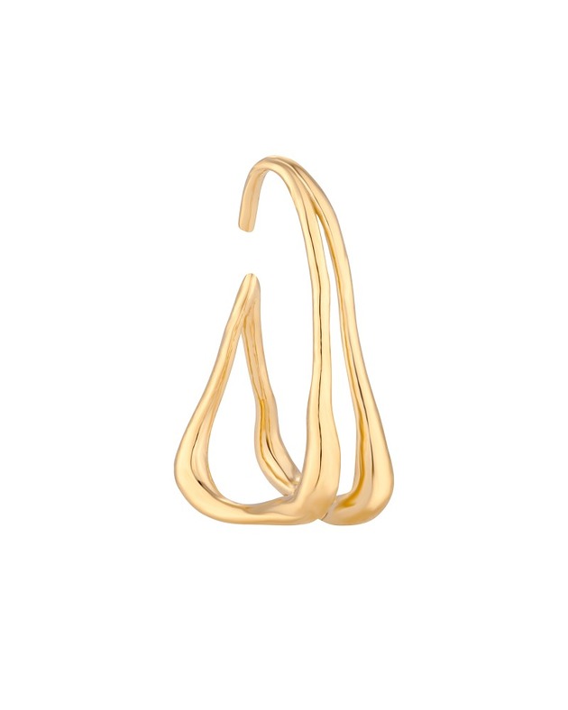 Złota duża nausznica